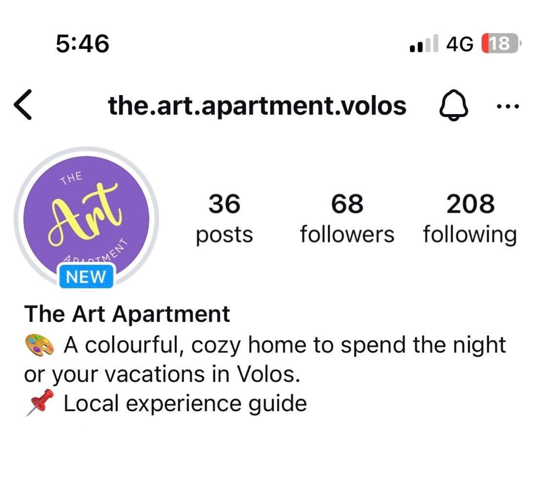 The Art Apartment 볼로스 외부 사진